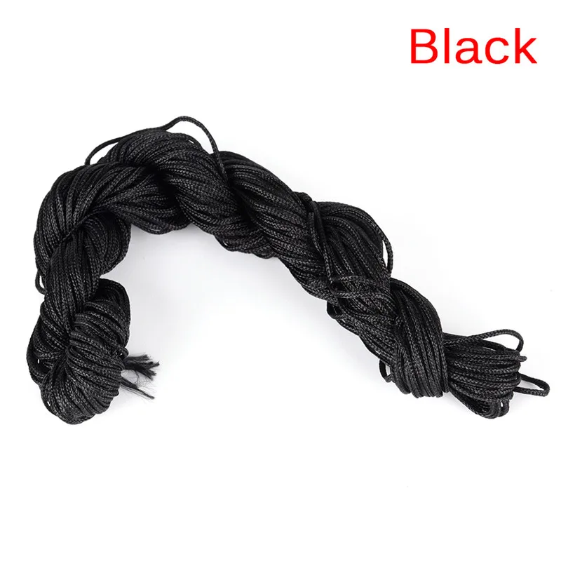 20 м макраме Шелковый китайский узел атласный нейлоновый шнур веревка 1 мм Сделай