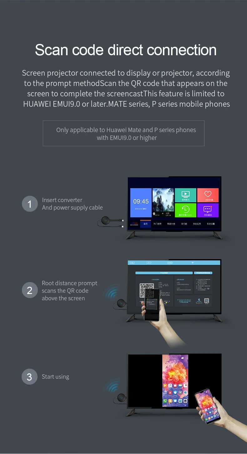 Hagibis беспроводной HDMI донгл дисплей 4K DLNA Airplay экран зеркалирование для iPhone iPad Mac 1080P HD ТВ-палка для ПК HUAWEI P30