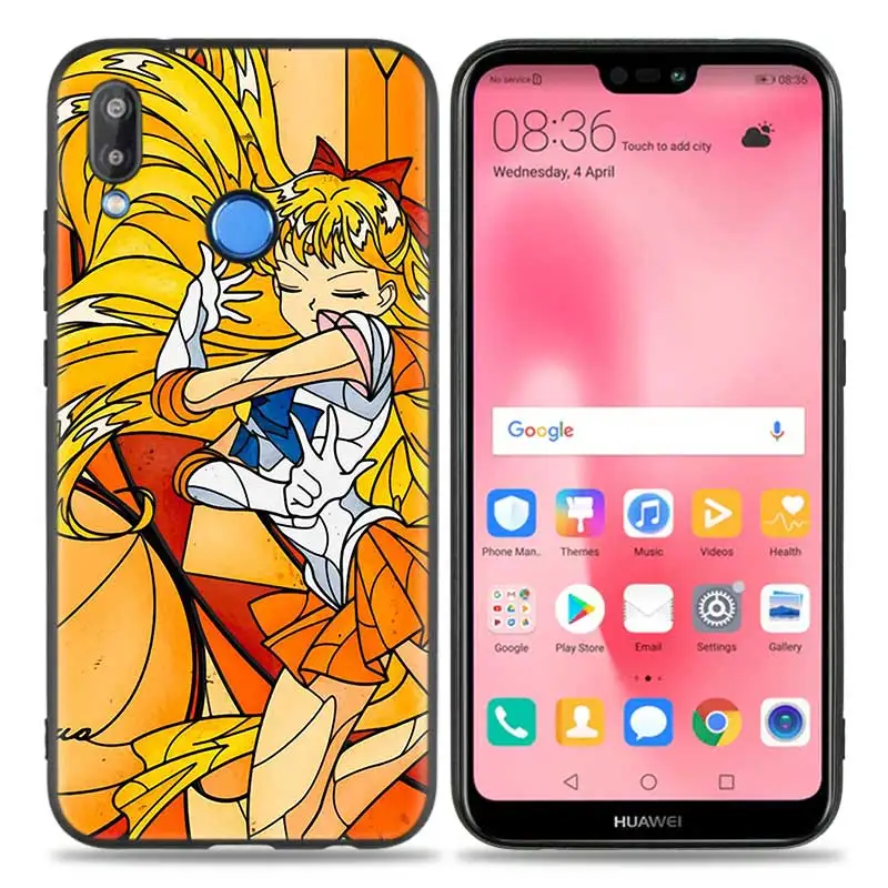 A004 Силиконовый чехол для huawei P20 P10 P9 P8 Lite Pro P Smart+ Nova 3i 3E чехол для телефона s Сейлор Мун - Цвет: A004