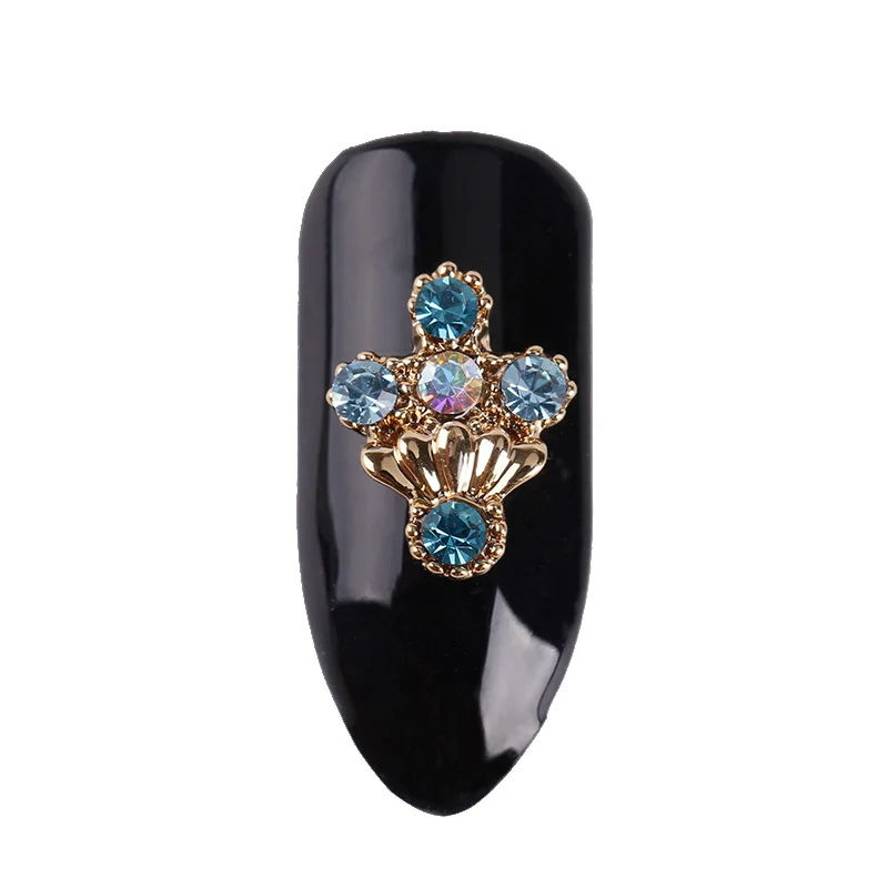 10 шт./лот маникюр украшения для ногтей блестки сделай сам крестик дерево дизайн 3D