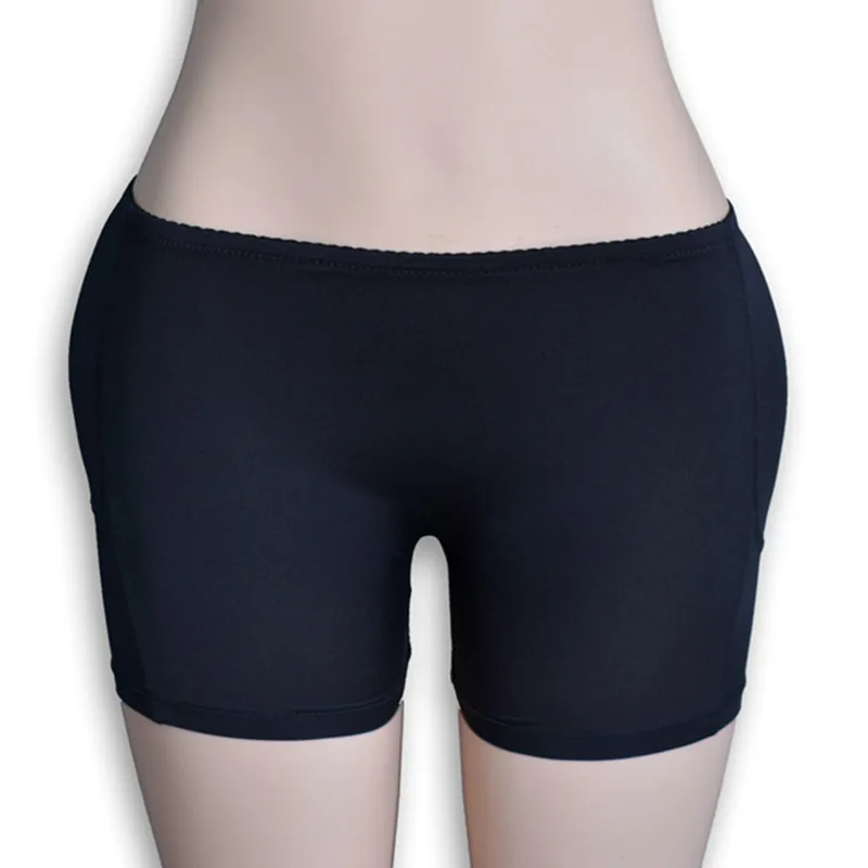 Хлопковые трусики для трансвеститов с 4 карманами усилитель губки ягодиц и бедер