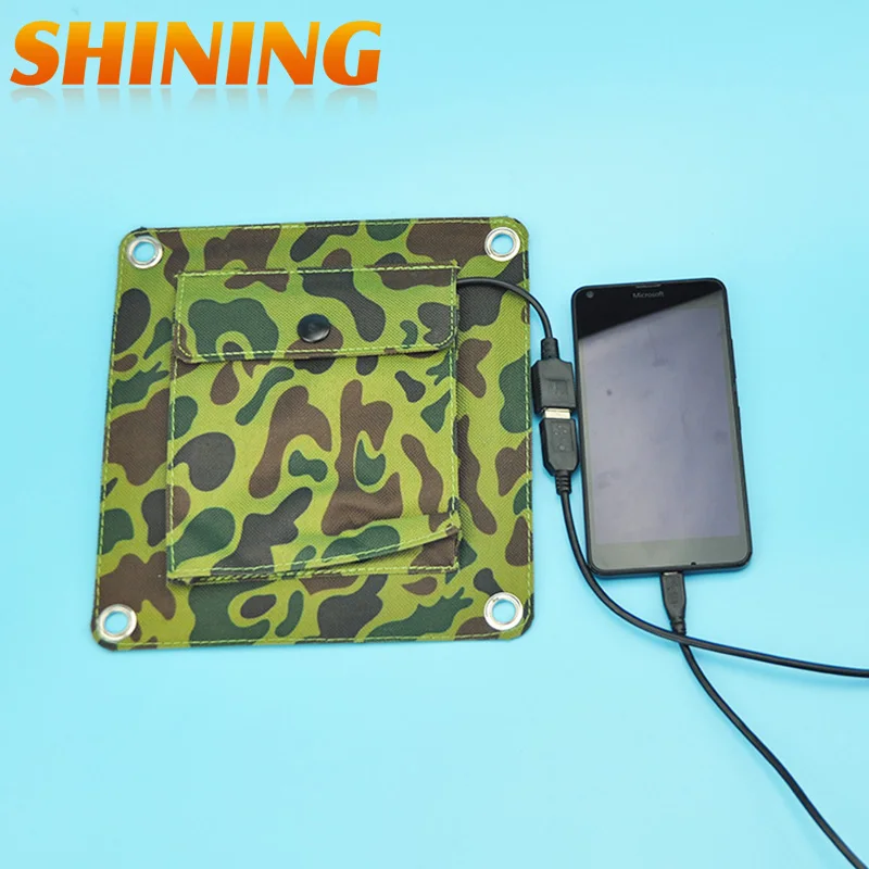 3 Вт Отдых Путешествия Портативный Солнечный Зарядное устройство Панели