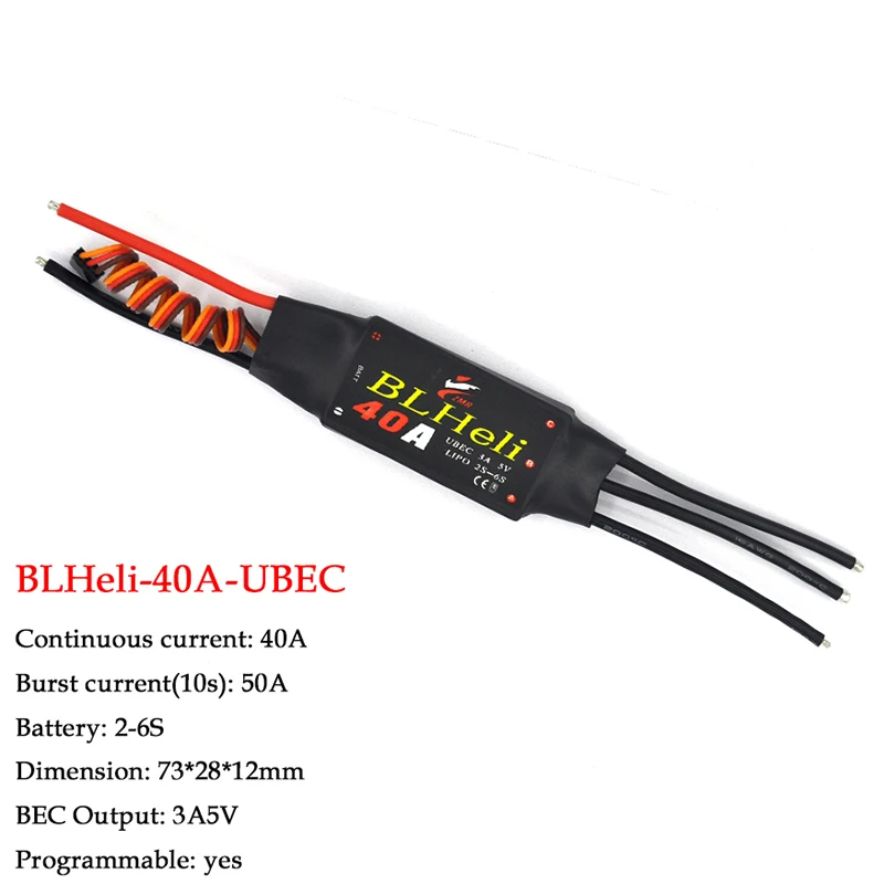 ZMR программа BLHeli серии 20A 30A 40A 50A 60A 80A ESC UBEC 2/5A 5 CBB AGM Скорость контроллер для беспилотных дронов квадрокоптеров комплект