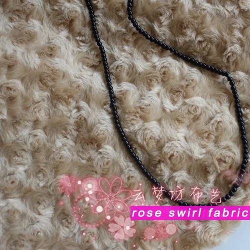 Camel ROSE/ROSETTE SWIRL MINKY FABRIC CUDDLE VELBOA - PV Plush Fabric SOLD BY THE YARD FREE SHIPPING | Дом и сад