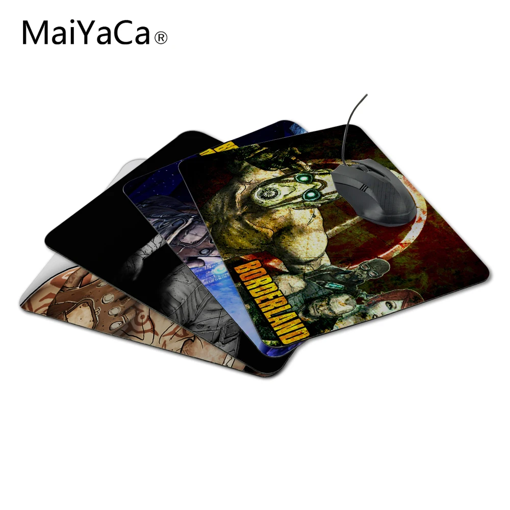 MaiYaCa уникальный дизайн borderland Противоскользящий ноутбук PC Me коврик размер 18x22 см 20x25 см и 25x29 см не Блокировка края коврик для мыши