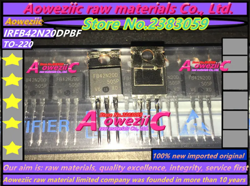Aoweziic 100% new imported original IRFB42N20DPBF FB42N20D TO-220 MOS field effect tube 44A 200V | Электронные компоненты и