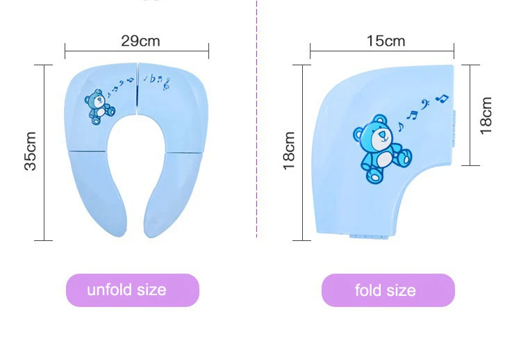 Детский дорожный складывающийся горшок сиденье для малышей портативный унитаз