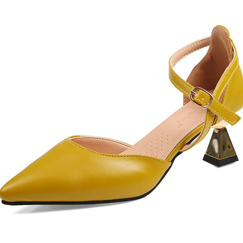 Женские босоножки с острым носком женские летние на высоком каблуке Новинка 2019