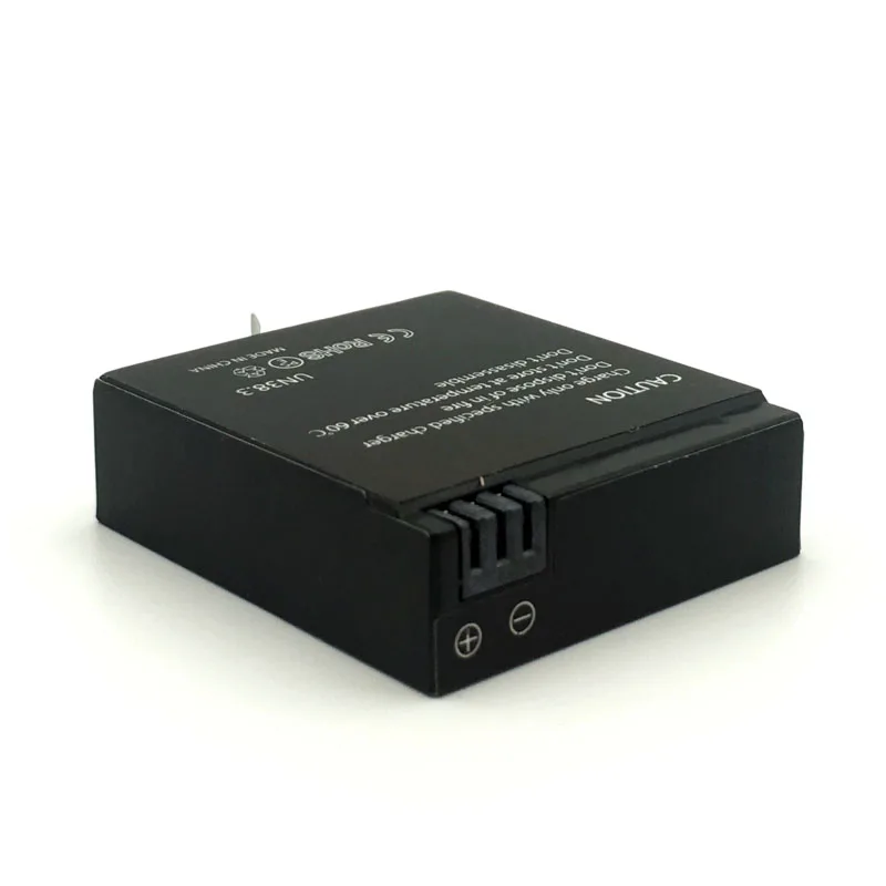 2 шт. перезаряжаемые литий ионные батарейки 3 8 в 1000 мАч|battery sjcam|battery 3.8vbattery pack |