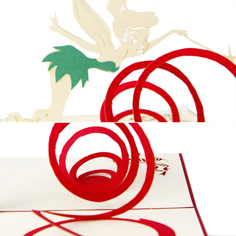 3D всплывающая открытка волшебная сказочная на день рождения Хэллоуин Детский