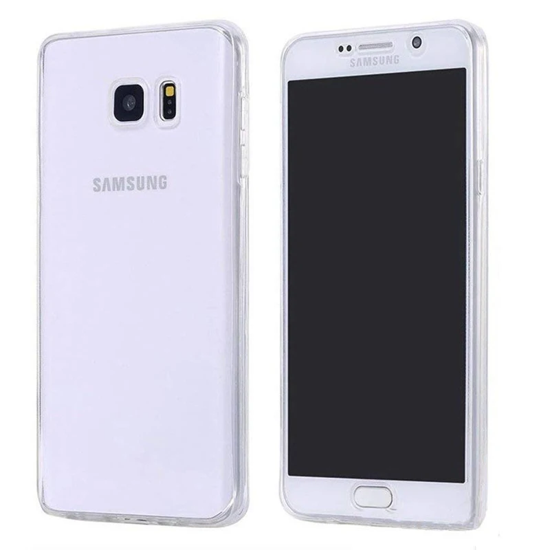 360 полностью прозрачный мягкий чехол для Samsung Galaxy J4 J6 A6 A8 Plus A7 2018 J3 J5 J7 J2 Prime S7 Edge S8 S9