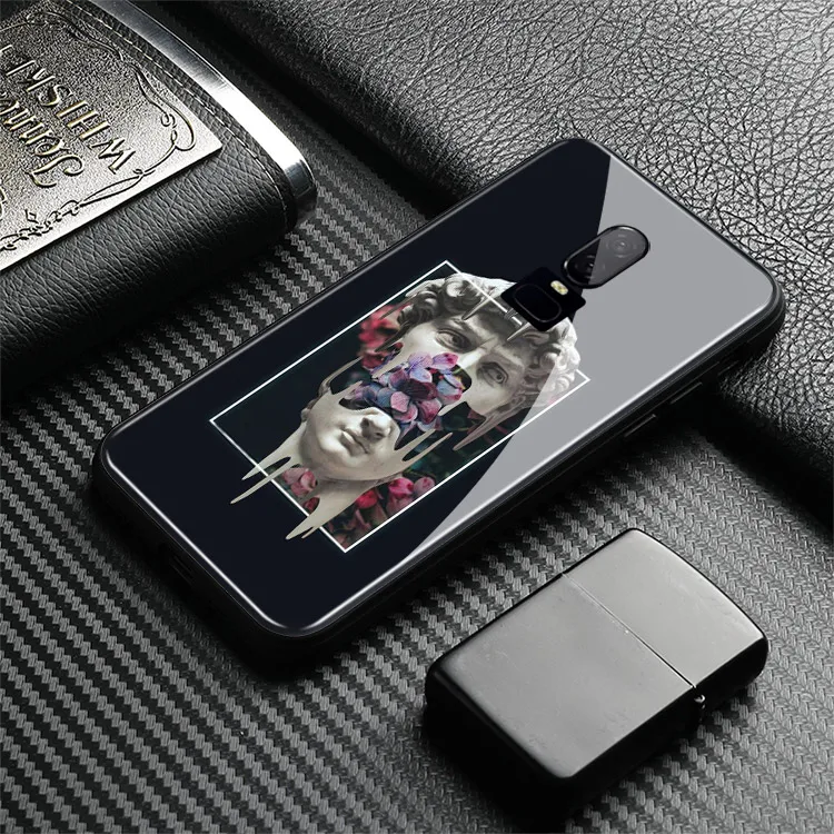 Мягкий силиконовый чехол для OnePlus 6 6T 7 7Pro с абстрактным изображением статуи и