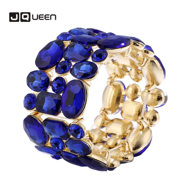 Эластичные браслеты с кристаллами Женские аксессуары 2019 | Украшения и