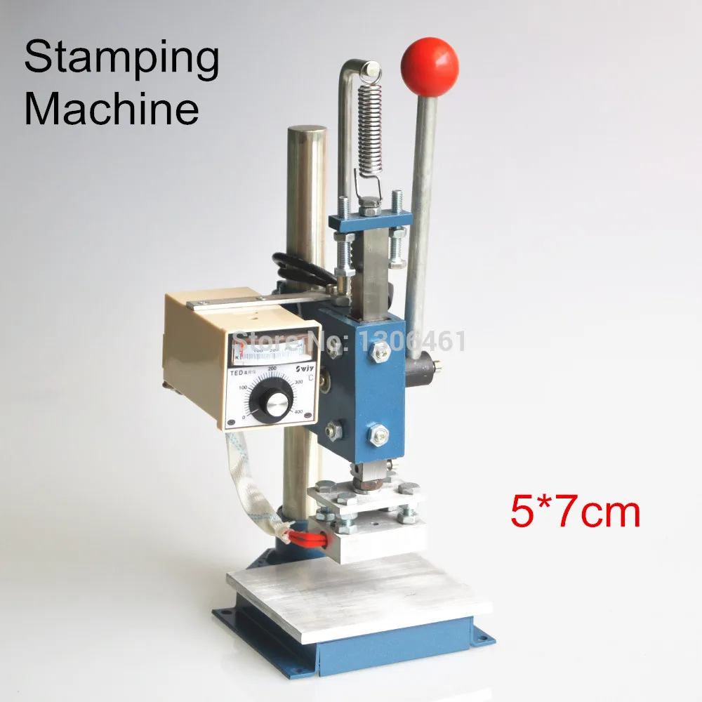 1 Набор ручной фотобумажный станок для тиснения кожи (5x7 см)|machine machine|machine stampingmachine