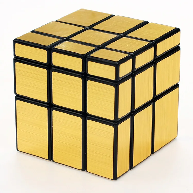 Кубик рубика скорость головоломки magic cube 3x3x3 5x5x5 пвх наклейки блок кубо профессиональный обучение образовательные классические игрушки для Детей - Цвет: JMBK Gold