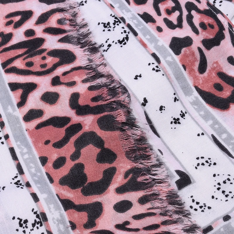 Модные женские шелковые шарфы с леопардовым принтом Для женщин шарф Новинка 2017