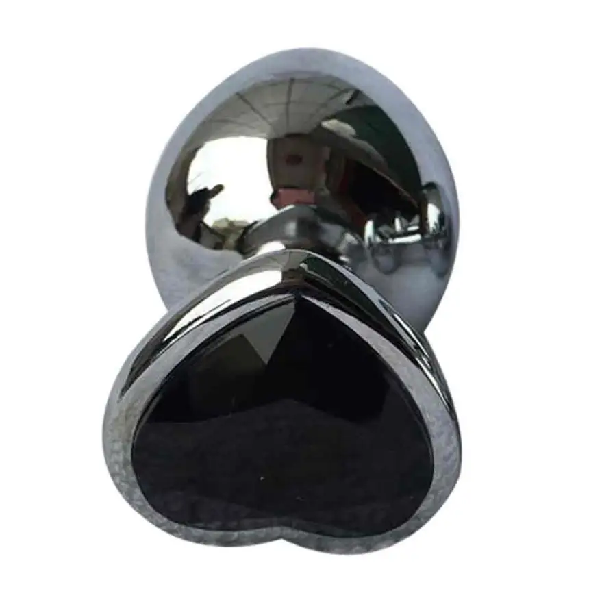 2018 Hot Small Size Berg Crystal Silver Colour Metal Backyard Stainless Steel Plug Anal Hitch L1016 |