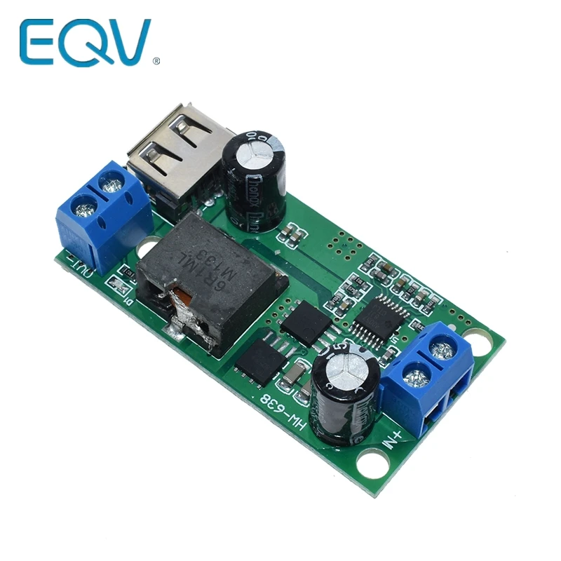 DC 9V 12V 24V 36V до 5V/5A понижающий модуль Регулируемый Модуль преобразователя