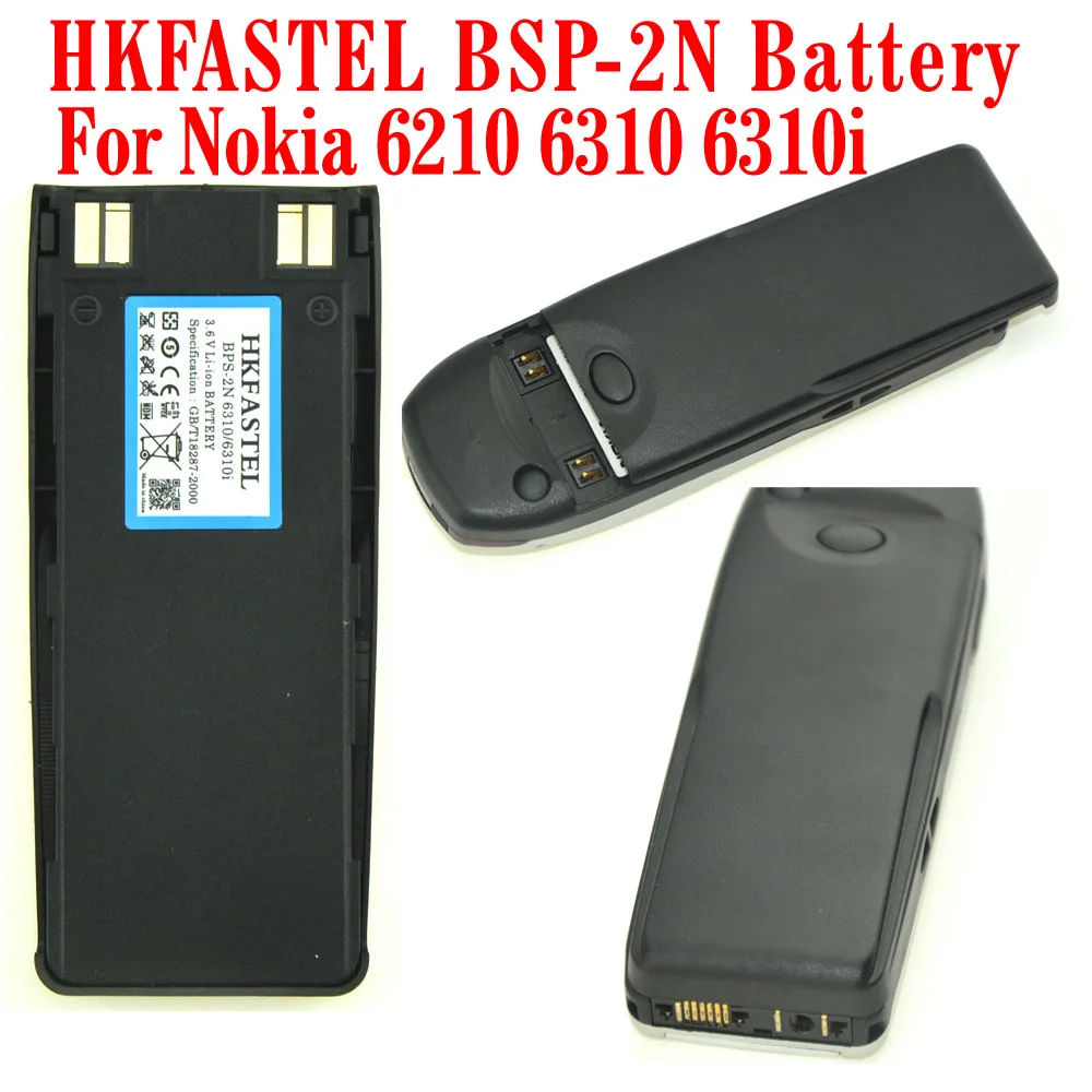 HKFASTEL BPS-2 литий-ионный аккумулятор для мобильного телефона, Батарея для Nokia 1260 5120 5180 5110 6110 6120 6138 6150 6160 6180 6185 6210 6310 6310i