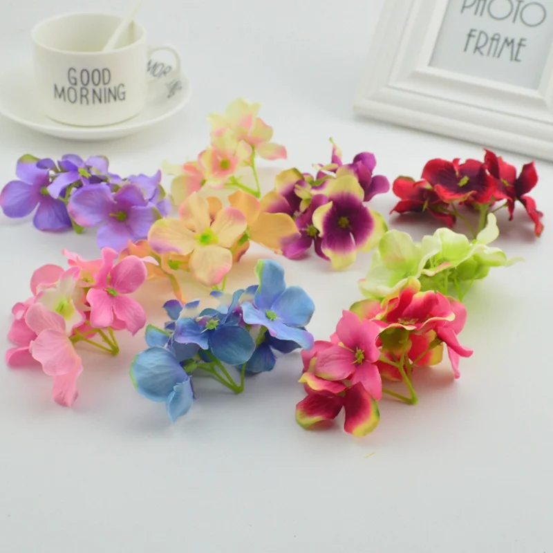 3 шт. Декоративные Шелковые искусственные цветы|silk artificial flowers heads|artificial flower headsflower