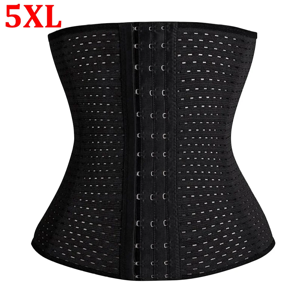 Black 5XL Утягивающий корсет для коррекции талии корректирующий пояс для похудения корректирующий пояс для коррекции фигуры обертывания для похудения Пояс для моделирования - Цвет: Black 5XL