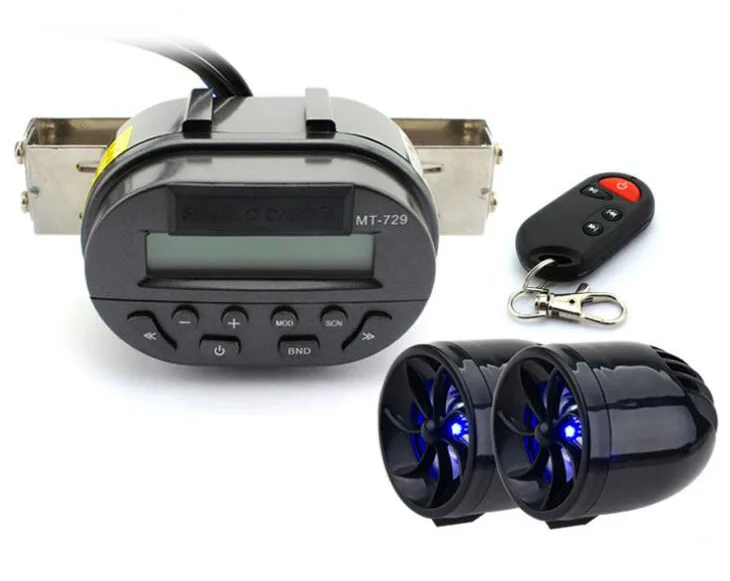 Водонепроницаемый мотоцикл аудио радио звуковая система стерео колонки MP3 Bluetooth