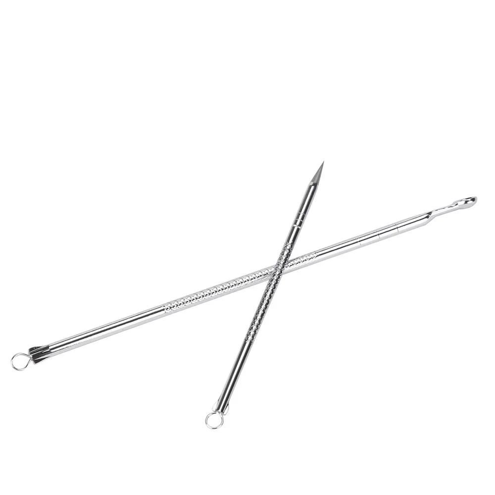 Игла для удаления прыщей 3 шт. из нержавеющей стали черных точек лица экстрактор