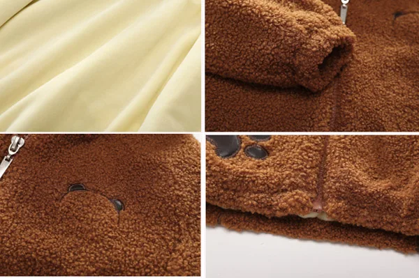 

Children's coat and fleece thickened baby's coat and jacket winter