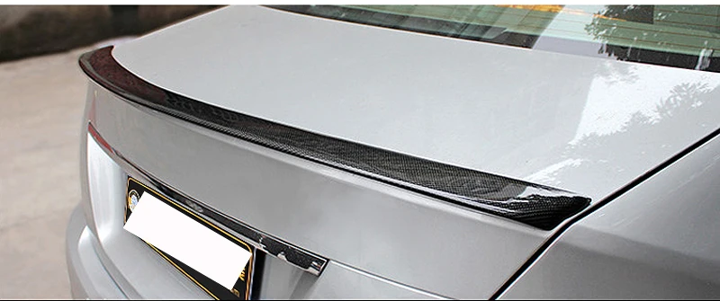 W204 C180 C200 C260 C300 карбоновое волокно задний багажник спойлер крыло для Mercedes Benz W204 C63 4 двери 2008-2013 AMG стиль