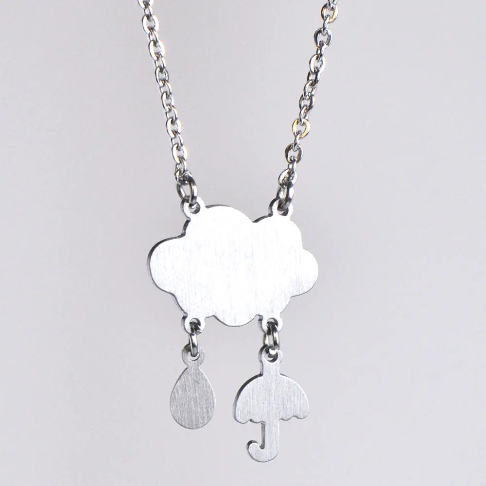 Крошечные Ювелирные изделия Очаровательное ожерелье для женщин из нержавеющей