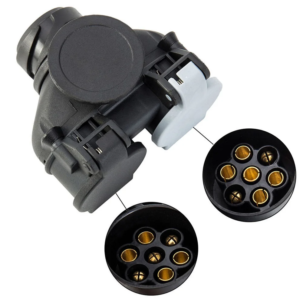 13pin To 7pin Waterproof Tool Car Trailer Truck Towing Plug Connector Electric Socket Lead Caravan Wiring Conversion Adapter | Автомобили