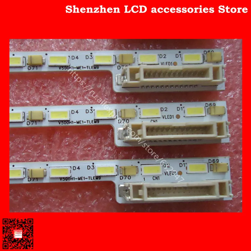 4 шт. для skyworth 50E510E Артикул лампа V500H1-ME1-TLEM9 экран V500HJ1-ME1 1 шт = 68LED 623 мм Новинка