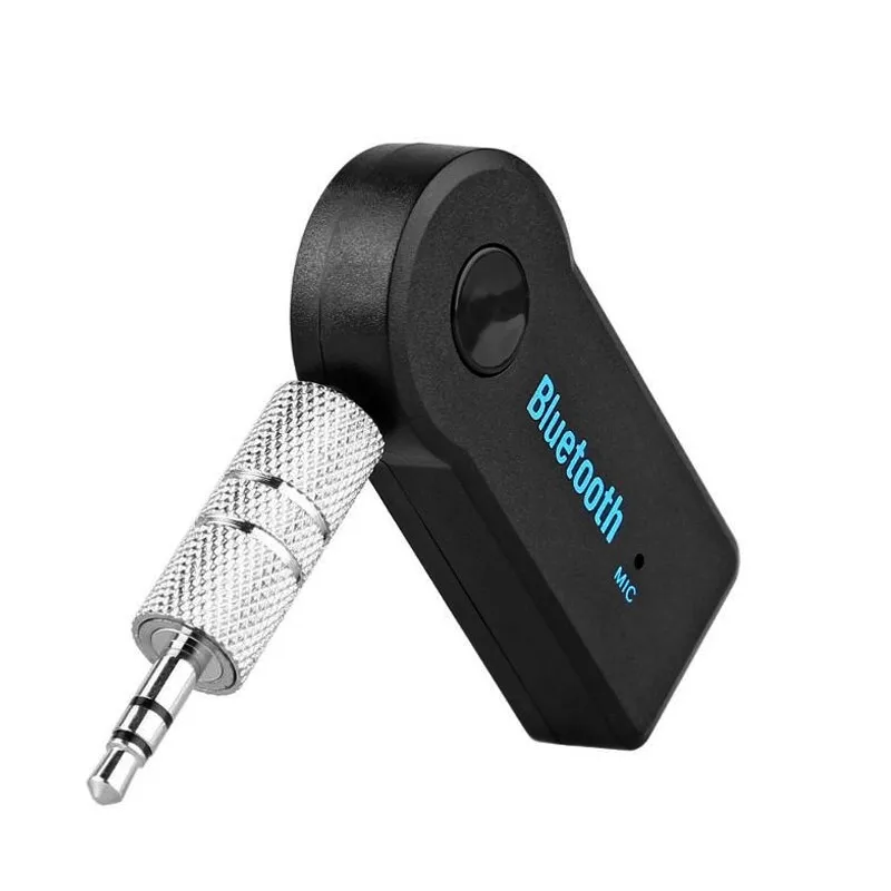 3,5 мм AUX Handsfree беспроводной адаптер Bluetooth автомобильный комплект стерео аудио музыкальный приемник адаптер с микрофоном для наушников Reciever Jack