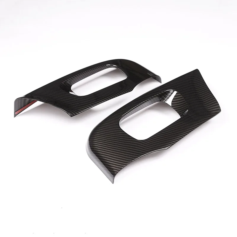 Carbon Fiber For Land rover Discovery 5 L462 LR5 2017-19 ABS Car Seat Side Cover Trim Range Rover Velar RR Sport 2018 2019 |