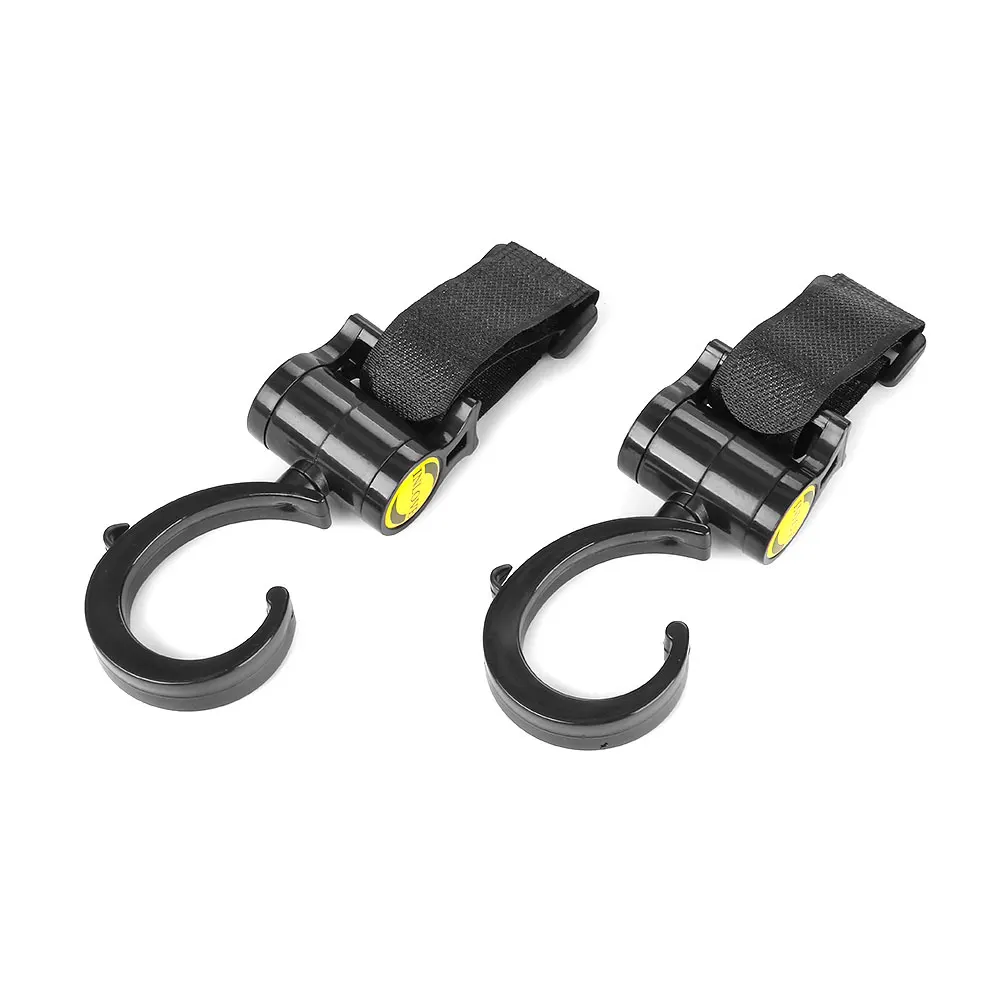 2pcs Hooks Детская коляска, подставка для ног, расширенная подножка, пластиковое сиденье, педали, многофункциональные крючки для младенцев, детская коляска для перевозки, аксессуары - Цвет: 2pcs Hooks