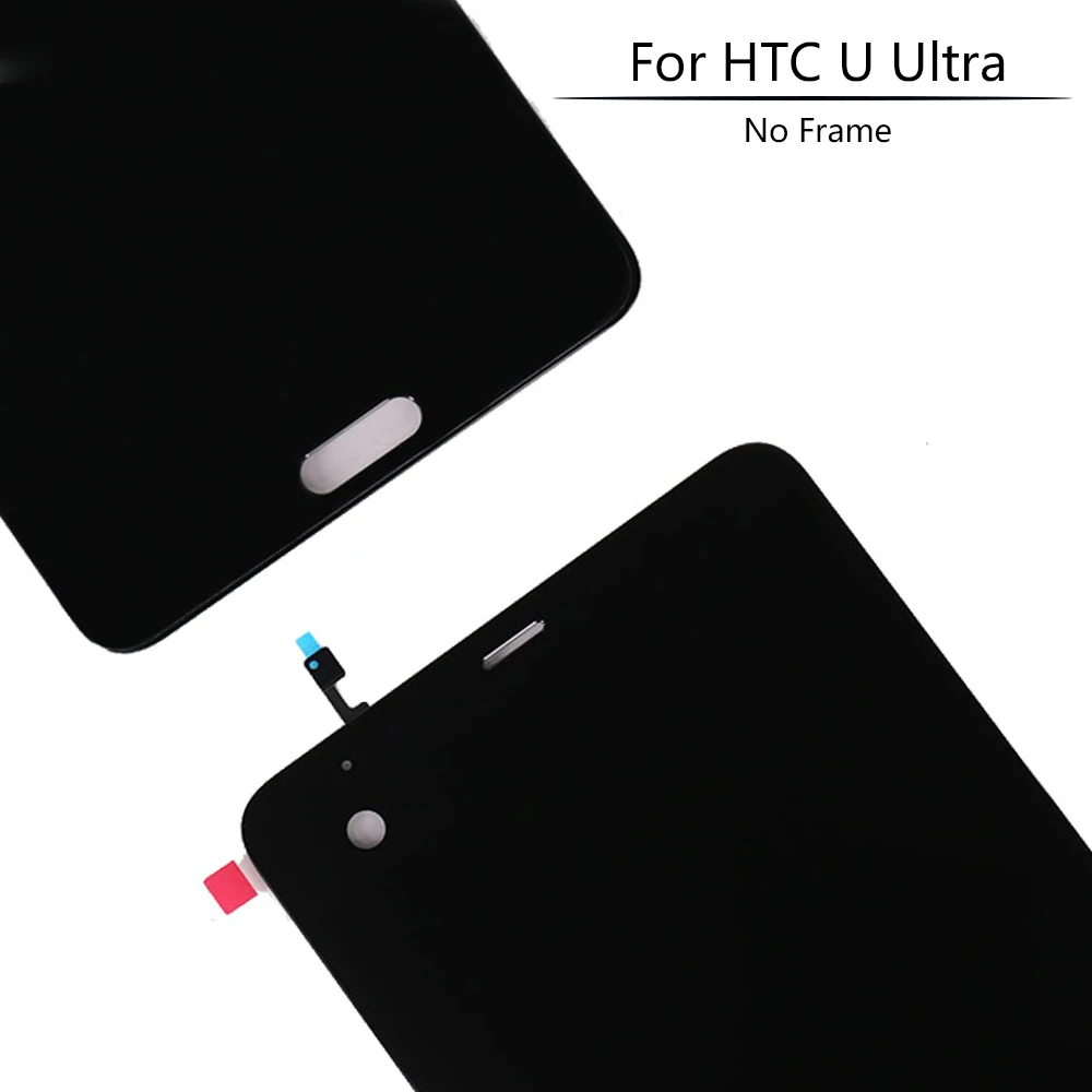 Оригинальный ЖК дисплей 5 7 дюйма для HTC U ULtra с рамкой замены дисплея Ultra U|Сенсорные