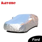 Kayme алюминиевые водонепроницаемые чехлы для автомобиля супер защита от солнца защита от пыли и дождя чехол для автомобиля полностью универсальный авто suv защитный чехол для Ford