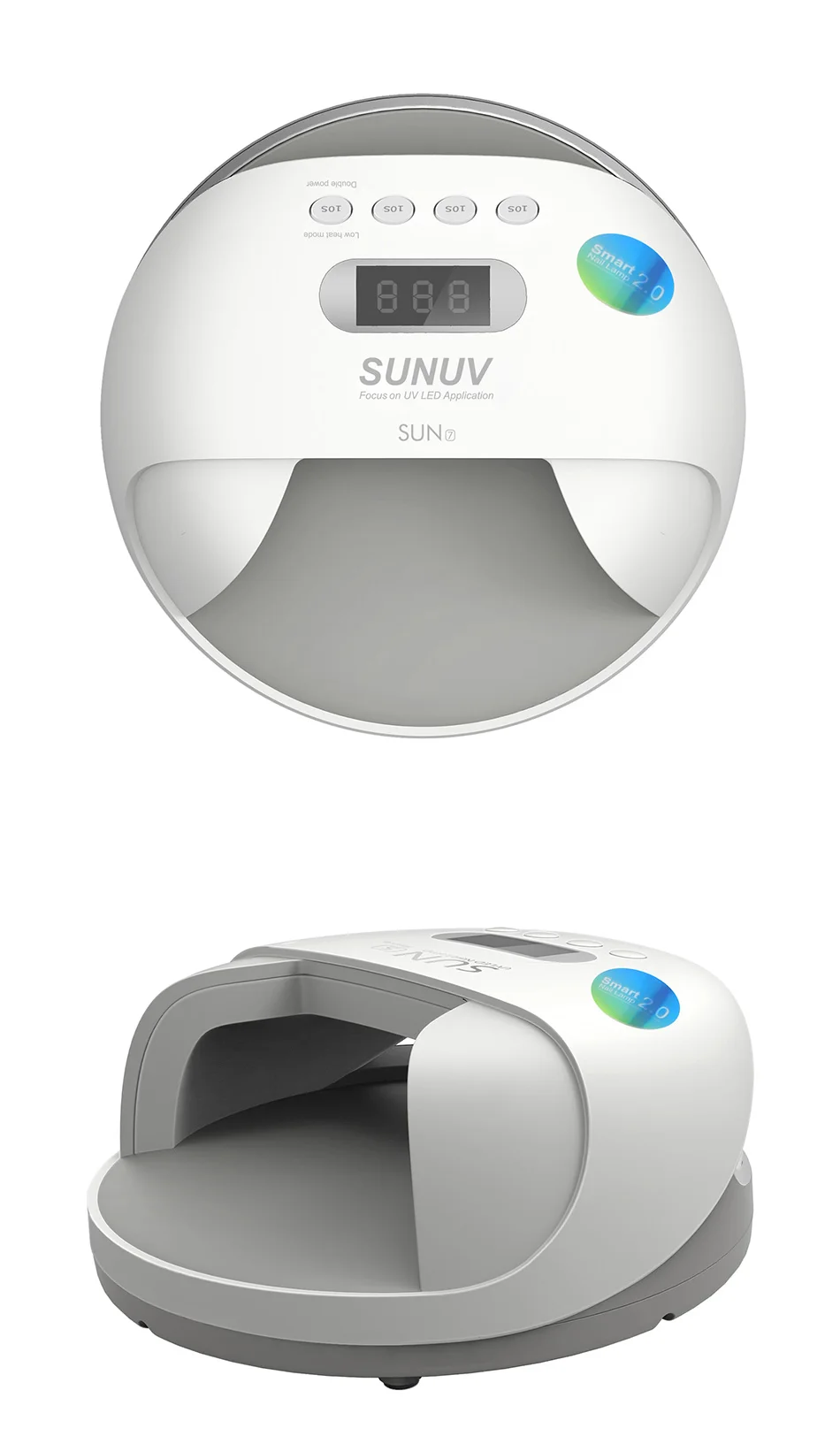 SUNUV SUN7 лампа для ногтей 48 Вт Сушилка для ногтей для гель-лака с 30 шт. светодиодами на выбор, быстросохнущая Сушилка для ногтей