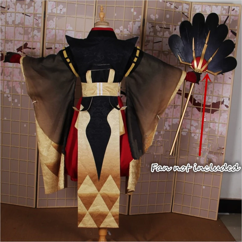 Пользовательские размеры игра Cos Onmyoji Tengou собака Черное Перо Косплей Костюм