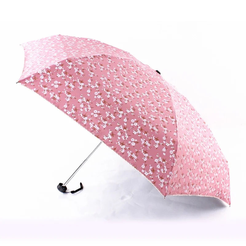 Качество карманный мини зонтик дождь для женщин солнечный и дождливый Мини Мода