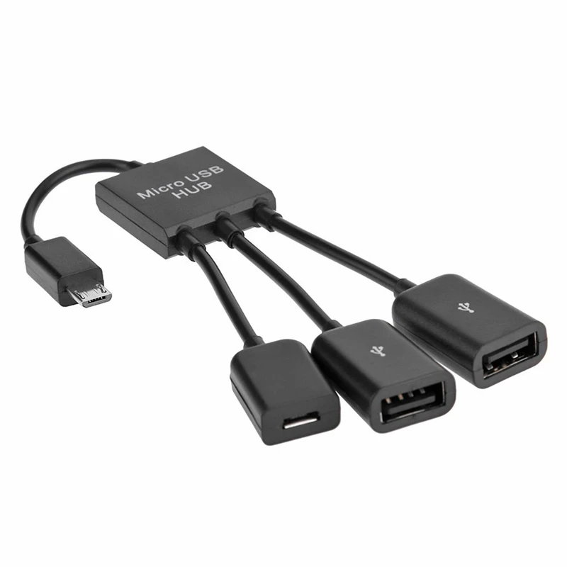 Кабель адаптер OTG 3 в 1 для зарядки Micro USB разветвитель аксессуары ноутбуков Samsung NOTE