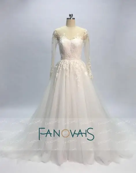 Custom Style Элегантные, цвета шампанского подвенечное платье длинное платье без рукавов boho свадебное платье кружевное свадебное платье Robe de Mariee Vestido de Novia NW4 - Цвет: Custom Style