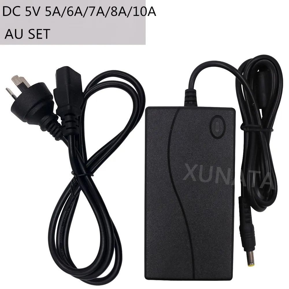 DC5V светодиодный Питание 1A 2A 3A 5A 8A 10A светодиодный светильник сплиттер адаптер светильник ing трансформатор для 5050 2835 Светодиодные ленты