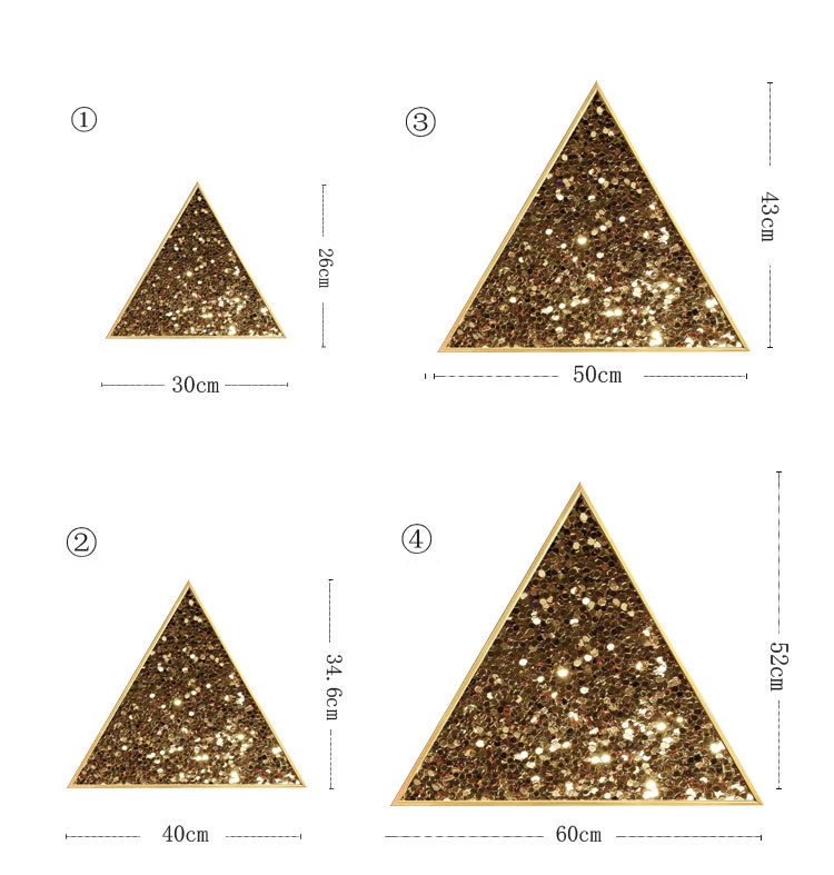 Треугольное украшение рисование на стену картины для гостиной по номерам