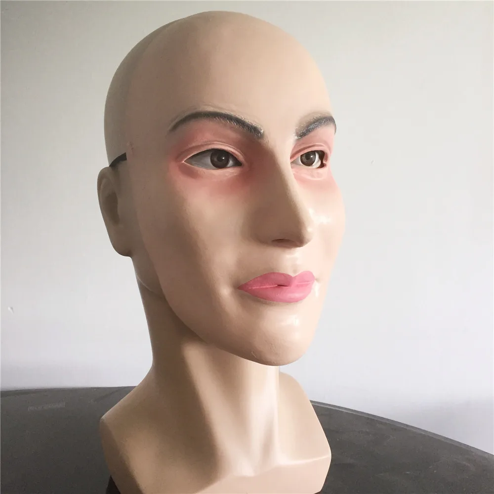 Женская реальная маска CD маски Маскировка розыгрыш Хэллоуин Макияж костюм