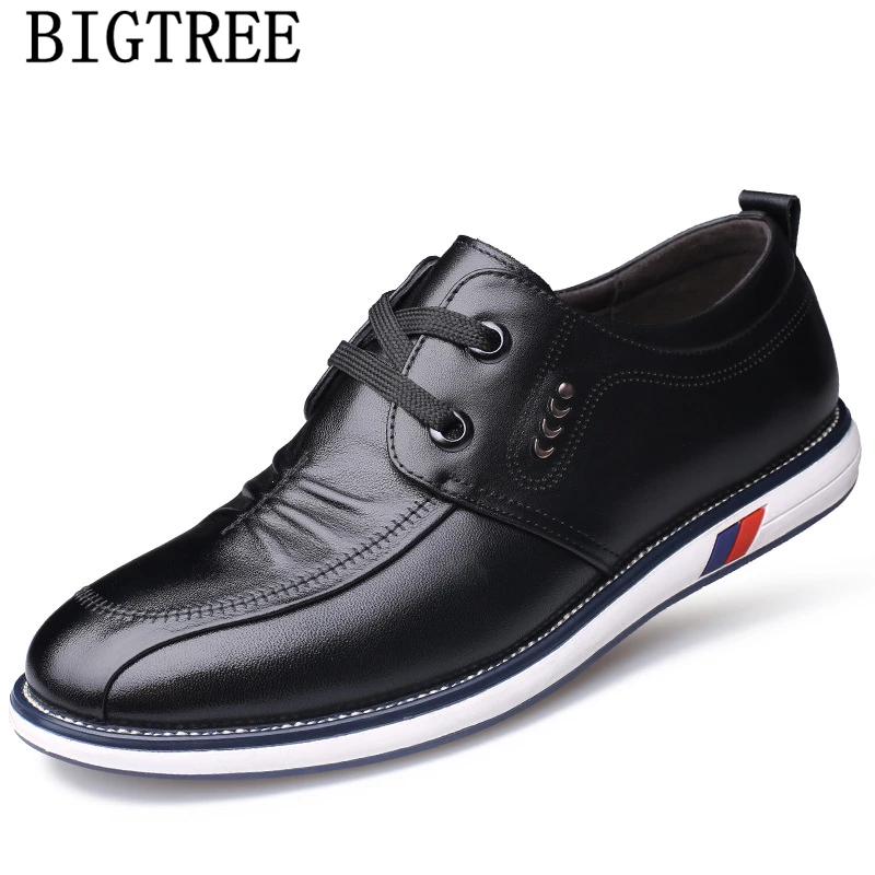 Men Genuine Leather Shoes Mens Casual Luxury Brand Designer High Quality Zapatos De Hombre Chaussure Homme Bona | Обувь
