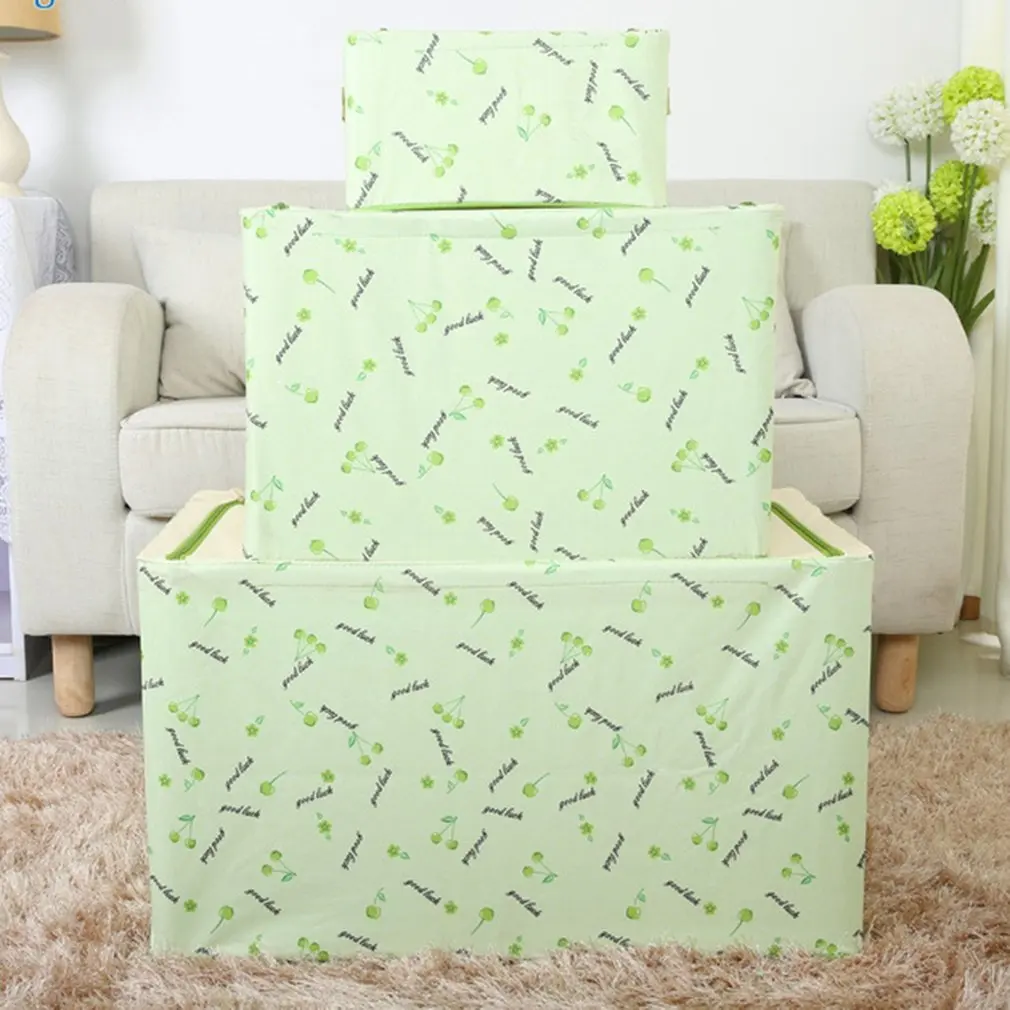 Складная коробка для хранения из ткани Оксфорд, 22л(40*30*20), портативный органайзер, коробка для хранения игрушек, одежда, одеяла, коробка для хранения