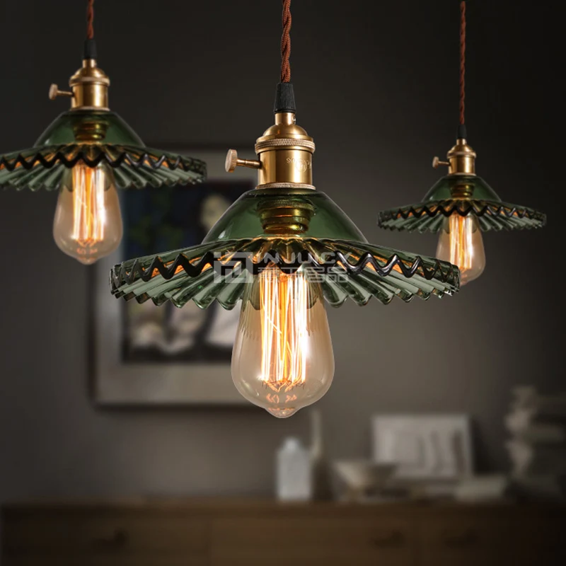 Промышленный винтажный потолочный светильник Эдисона железная стеклянная лампа