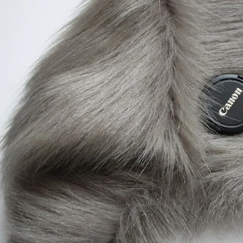 

Dark Gray Shaggy Faux Fur Fabric (long Pile fur) Costumes Fur Coat Fur Collar 36"x60" Sold By The Yard Free Shipping