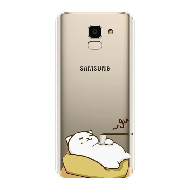 Силиконовый чехол для телефона Samsung Galaxy J4 J6 J8 Plus J2 J5 J7 Prime J3 2015 2016 2017 милый мягкий